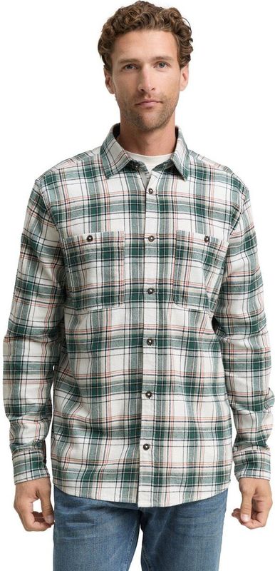 Tom Tailor - COMFORT CHECKED SHIRT - Overhemd - Veelkleurig