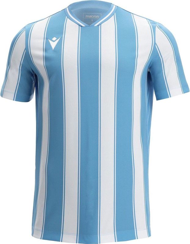 Macron Sceptrum Shirt Korte Mouw Heren - Hemelsblauw / Wit | Maat: 3XL