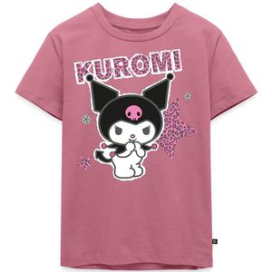 Spreadshirt Kuromi Met Letters En Sterren In Leeuwstijl Kinderen Premium Bio T-shirt