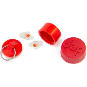 Festivaldop Red Velvet | Universele festivaldop | Oordoppen | Opbergruimte voor je oordoppen