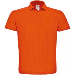 B&C Heren Oranje Polo REGULAR FIT Maat XS 100 % Katoen