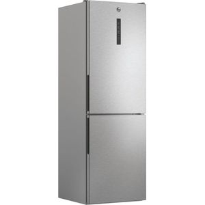 Hoover H-FRIDGE 700 HOCE7618DX koel-vriescombinatie Vrijstaand 321 l D Roestvrijstaal