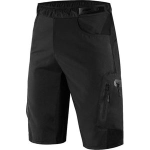 RAMBUX - Fietsbroek - Zwart - MTB Broek - Fietskleding Short - Sportbroek
