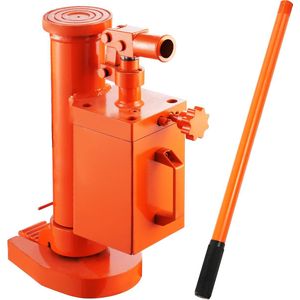 Hydraulische Krik, 10000kg - Hefvermogen - Verstelbare Hoogte 2,5-23,1 Cm - 360° Draaibare Klauw, Industrieel Gebruik