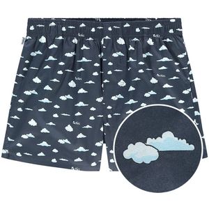 Pockies heren wijde boxershort clouds blauw