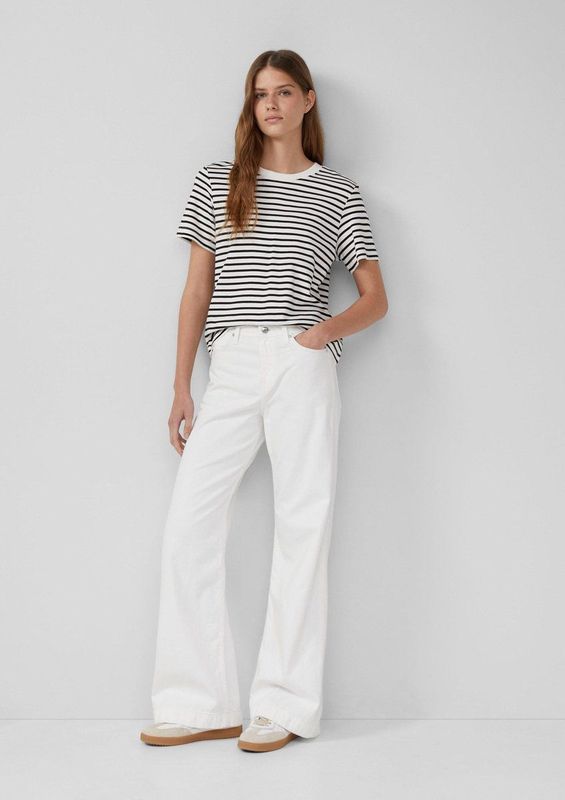 Denim Broek - Wijde Pijpen - Mid-Rise - Casual Denim