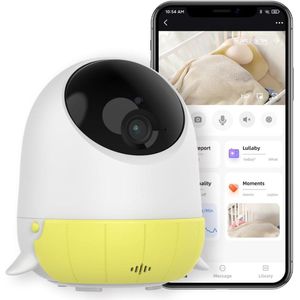 DailySupplies® Hondencamera - Huisdiercamera - Babyfoon met Camera en App - Baby Monitor - Full HD - Wit