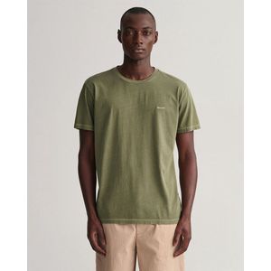 Gant Sunfaded T-shirt Met Korte Mouwen Groen XL Man