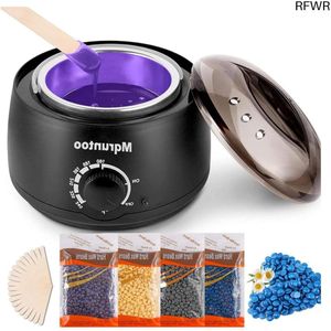 RFWR® Pijnloze Waxverwarmer en Ontharingsset voor Thuisgebruik met 4 Waxparels