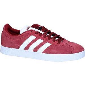 adidas Vl Court 2.0 Heren Sneakers - Collegiate Burgundy/Ftwr White/Core Black - Maat 44.5