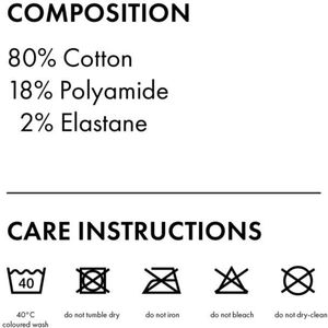 Heren Sokken 6-Pack Katoen Multicolor Zwart Blauw Grijs