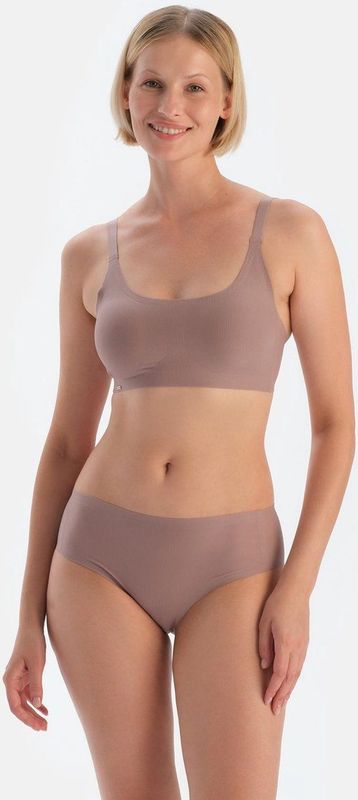 Dagi - Slip - Oudroze - 2 Pack - Mid Waist - Geribbeld Gebreid