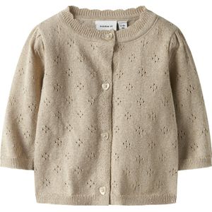 NAME IT - NBFROLIA LS KNIT CARD - Vest - Baby - Lange Mouwen - Knoopsluiting