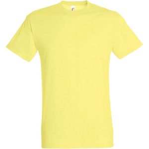 SOLS Heren Regent T-Shirt met korte mouwen (Lichtgeel)