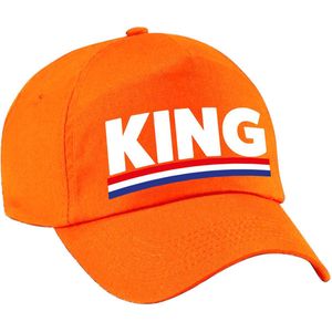 King pet / cap oranje - Koningsdag/ EK/ WK - Holland supporter petje / baseball cap