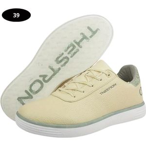 Livano Golfschoenen Dames- Sneakers - Golfkleding - Golfschoenen Antislip - Waterdicht - Golfen - Beige - Maat 36