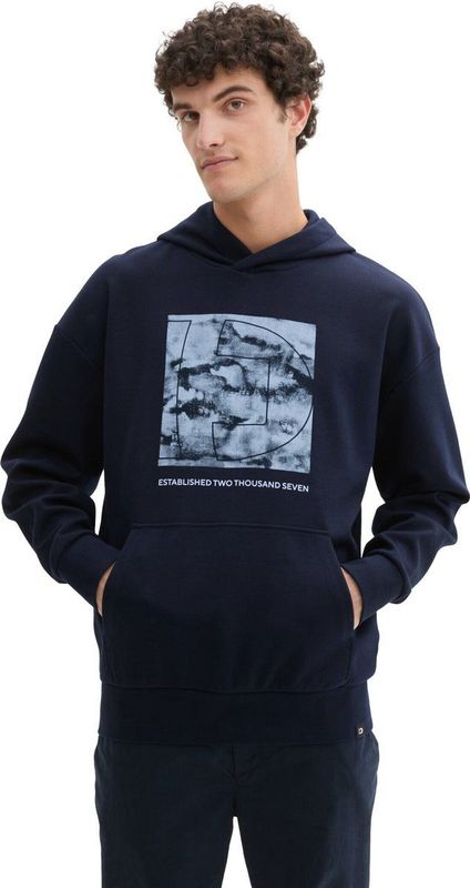 Tom Tailor Denim Relaxed hoodie met print