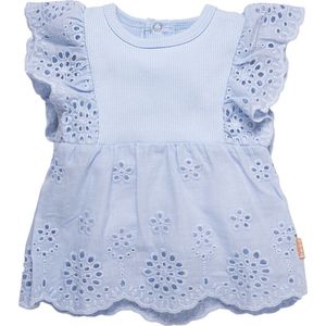 Bess Baby Girl Blouse Embroidery Blue