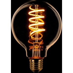 ETH Globe 80mm Filament spiraal LED 7w E27 240v 2200k 3 stappen dimbaar Goud