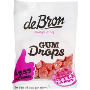 De Bron Suikervrije Gum Drops 12 x 100GR - Voordeelverpakking