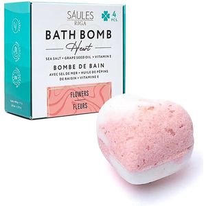 Saules Riga - 1x Bruisbal - Flowers - Hart vorm