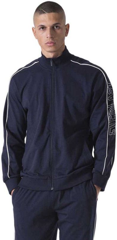 Everlast - Heavy Sweatshirt - Blauw - Met Rits - Zware Katoenen Jersey Jack