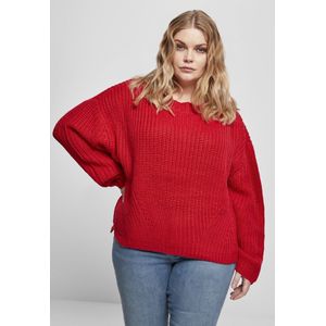 Urban Classics - Wide Oversize Sweater/trui - S - Rood