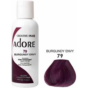 Adore - Shining Semi Permanent Hair Color - Burgundy Envy-79 - Haarverf - 118 ml