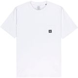 Element - T-shirt Icon Label Pocket - Optic White - Korte Mouwen - 100% Katoen