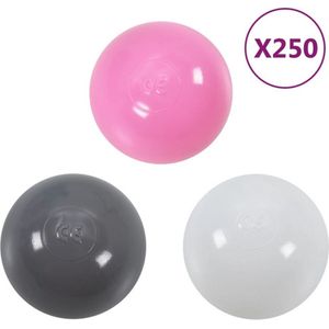 vidaXL Speelballen voor babyzwembad 250 st meerkleurig