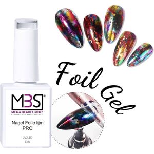 MBS Folie gel 12ml. PRO - transfer folie gel - transfer folie lijm - folie lijm - 12ml
