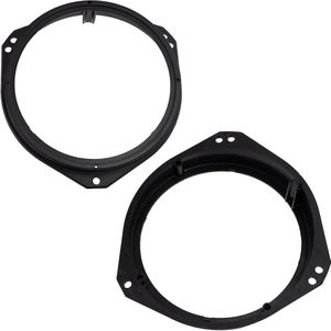 C11642 - Set van 2 adapters - voor autoluidsprekers Ã˜165 mm - voor voorportieren - compatibel met BMW X5 (E53) 1999-2006, Nissan Primastar, Opel Corsa B/C