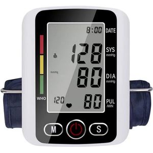 Bloeddrukmeter voor de Bovenarm – Digitaal met Hartslagfunctie – Groot Afleesbaar Display – Automatisch – Geschikt voor Thuisgebruik