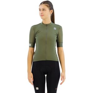 Sportful Srk Korte Mouw Wielertrui Groen XS Vrouw