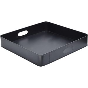 LOFT42 Tray Metalen Dienblad – Zwart – 40 x 40 cm