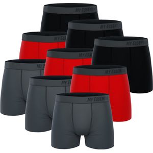 BOXERS 9 PACK My Essential Clothing Basic Boxershorts Katoen Biologische herenshorts Ondergoed MYE1BCX3