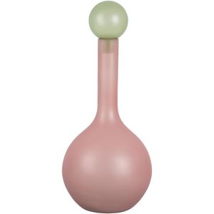 Present Time - Vaas Alegre Globo - Zachtroze - Glas - Decoratieve Vaas