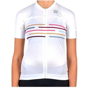 Sportful VELODROME Fietsshirt Korte Mouwen Dames White - Vrouwen - maat S