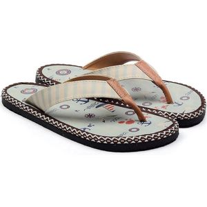 GOBY Zee Leven Slippers - Sandalen – Handgemaakt – Premium Kwaliteit – Maat 39