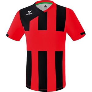 Erima Siena 3.0 Shirt Korte Mouw Rood-Zwart Maat M