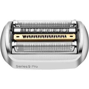 28 of Shave 94M Vervangende Scheerkop – Compatibel met Braun Serie 9 en Serie 9 Pro – Vervangingskop voor Modellen 9290cc, 9291cc, 9370cc, 9293s, 9385cc, 9390cc, 9330s, 9296cc – Foliescheerapparaat Hoofdelement – Zilver