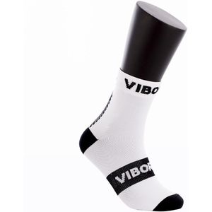 Vibor-A Kait - Lage Sokken - Wit en Zwart - Voor Padelspelers