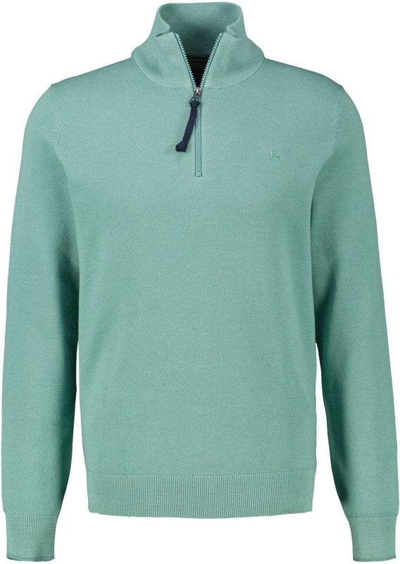 Lerros - Schipperstrui - Fjord Blue - Gebreide Troyer - Lange Mouwen