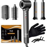 Ted Hilley - Multistyler 5 in 1 - Airstyler - Haarstyler - 8 Accessoires