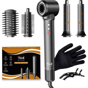 Ted Hilley - Multistyler 5 in 1 - Airstyler - Haarstyler - 8 Accessoires