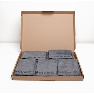 Selve® - schoonmaakdoeken - microvezeldoeken - poetsen - schoonmaak - grijs - 10 stuks