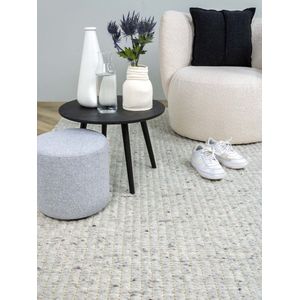 MOMO Rugs Prisma 133 Vloerkleed - 200x250  - Rechthoek - Laagpolig,Structuur Tapijt - Landelijk - Grijs, Meerkleurig, Taupe