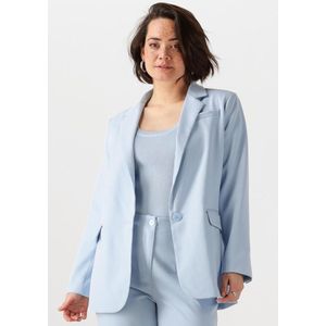 YDENCE - Blazer Maisie - Lichtblauw - Katoen