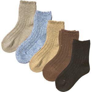 green-goose® Alpaca Sokken Kinderen - Maat 25-27 - Bruin - Heerlijk Zacht Alpacawol