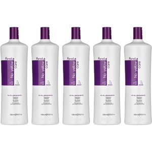 5x Fanola No Yellow Shampoo 1000ml